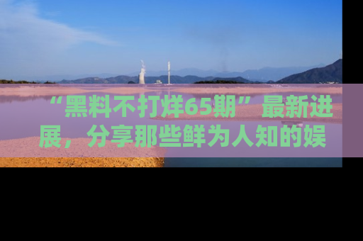 “黑料不打烊65期”最新进展，分享那些鲜为人知的娱乐八卦