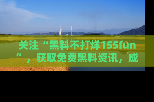 关注“黑料不打烊155fun”，获取免费黑料资讯，成为吃瓜达人不再难！