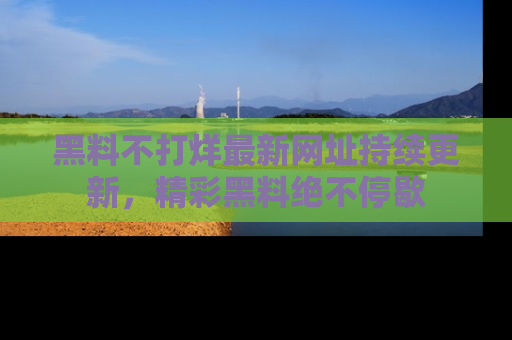 黑料不打烊最新网址持续更新，精彩黑料绝不停歇