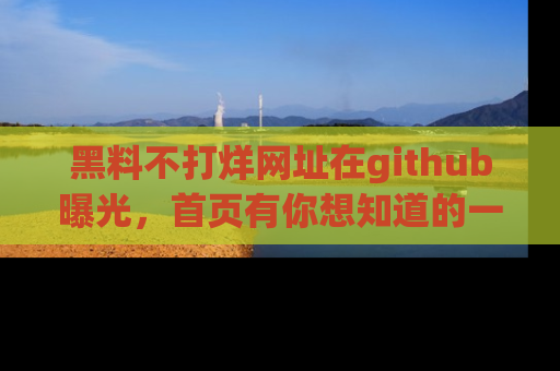 黑料不打烊网址在github曝光，首页有你想知道的一切幽默趣事，快来看看