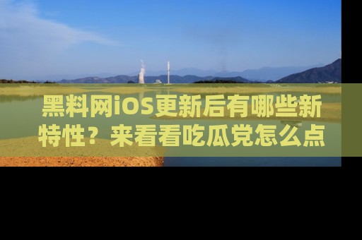 黑料网iOS更新后有哪些新特性？来看看吃瓜党怎么点评！