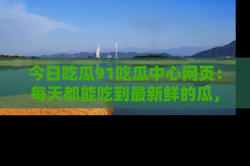 今日吃瓜91吃瓜中心网页：每天都能吃到最新鲜的瓜，八卦互动精彩无限！